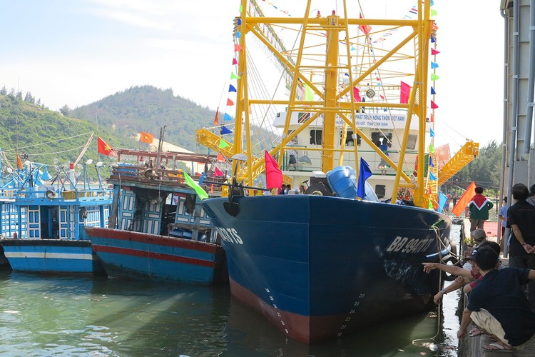 Nhiều tàu vỏ thép của ngư dân tỉnh Bình Định bị hư hỏng nặng dù hoạt động chưa lâu