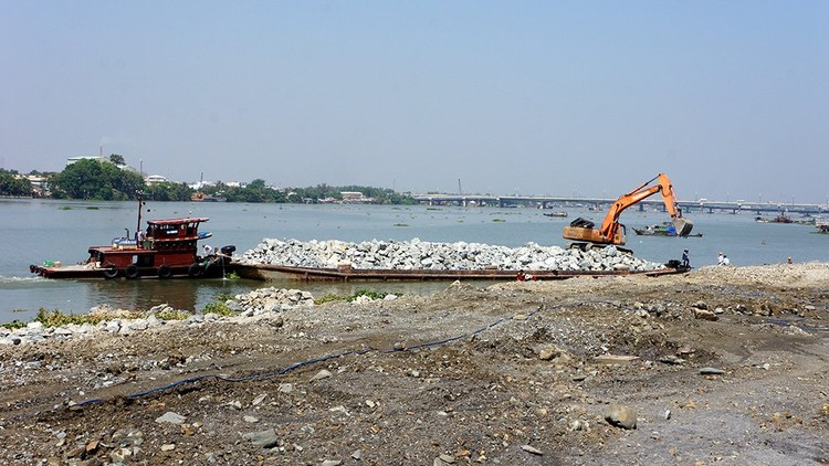 Dự án khu đô thị lấn sông Đồng Nai vấp phải sự phản đối của dư luận. Ảnh: Vietnamnet