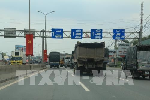 Dự án BOT tuyến Quốc lộ 51 nối tỉnh Đồng Nai và Bà Rịa - Vũng Tàu. Ảnh: TTXVN