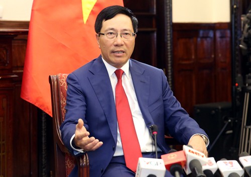 Phó Thủ tướng Phạm Bình Minh khẳng định chính cuộc đấu tranh của nhân dân ta đã đóng góp vào việc LHQ thông qua Nghị quyết về việc trao trả độc lập cho các nước thuộc địa, dân tộc thuộc địa. Ảnh: VGP