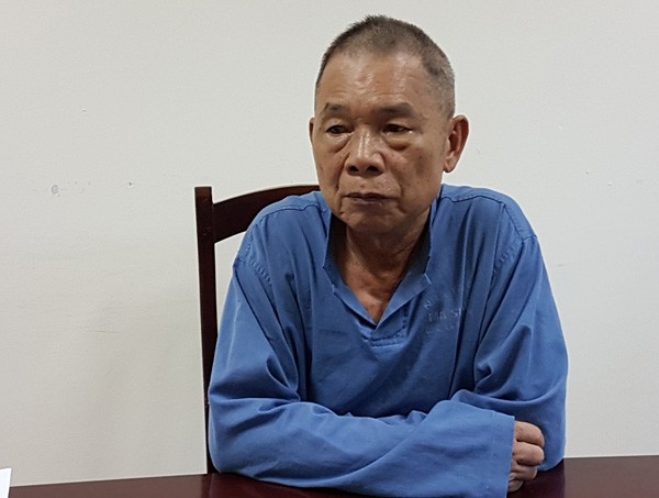 “Trung tướng tình báo quân đội rởm”  Nguyễn Lâm Hợi tại Cơ quan điều tra.