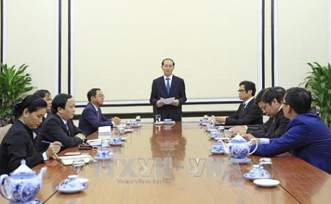 Chủ tịch nước làm việc với lãnh đạo Hội đồng Tư vấn kinh doanh APEC Việt Nam