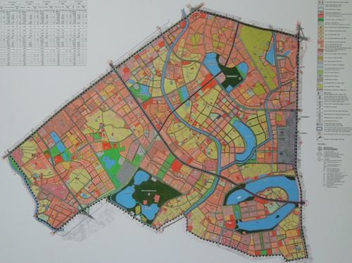 Phối cảnh tổng thể Quy hoạch phân khu đô thị H2-1. Ảnh: Báo Xây dựng