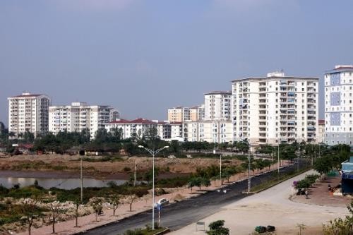 Một góc khu đô thị Việt Hưng, quận Long Biên. Ảnh: TTXVN