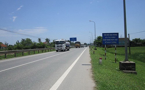 Quốc lộ 1 đoạn Thanh Hoá - Cần Thơ.
