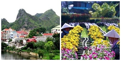 Một góc thành phố Lạng Sơn và thành phố Sa Đéc