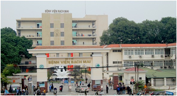 Bệnh viện Bạch Mai.