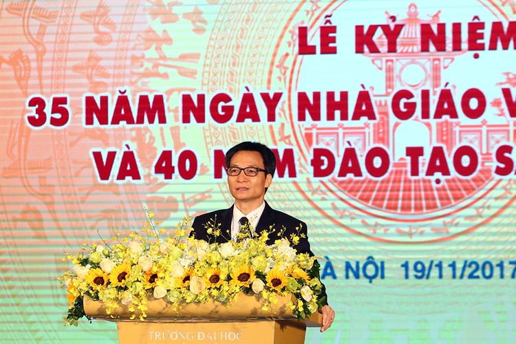 Phó Thủ tướng phát biểu tại lễ kỷ niệm. Ảnh: VGP