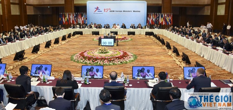 Toàn cảnh Hội nghị Bộ trưởng Ngoại giao ASEM lần thứ 13 (FMM-13). Ảnh: baoquocte.vn