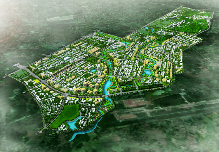 Phối cảnh tổng thể khu đô thị Lam Sơn - Sao Vàng