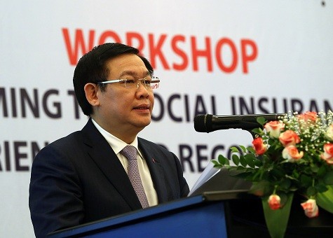 Phó Thủ tướng Vương Đình Huệ phát biểu tại Hội thảo. Ảnh: VGP