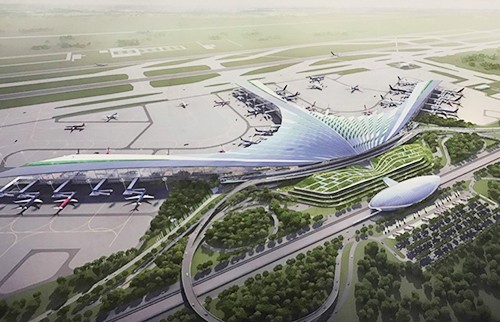 ACV đang đề xuất phương án lá cọ cho thiết kế nhà ga sân bay Long Thành.