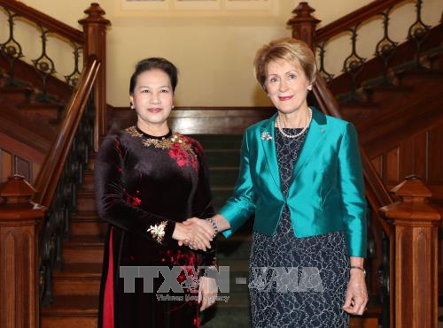 Chủ tịch Quốc hội Nguyễn Thị Kim Ngân và bà Kerry Sanderson, Thống đốc bang Tây Australia