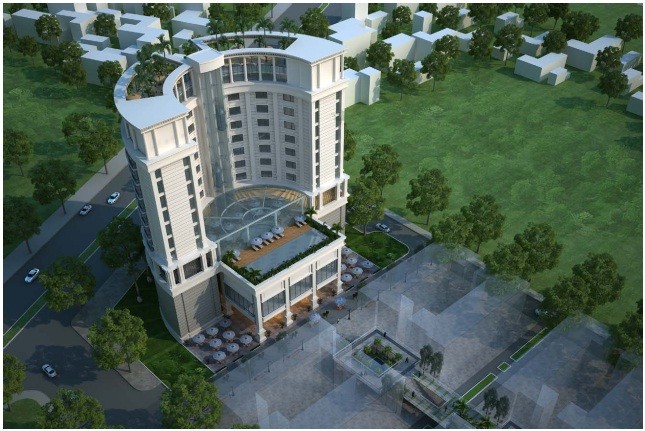 Phối cảnh Dự án Khu Khách sạn, nhà ở Xuân Phú Hưng.