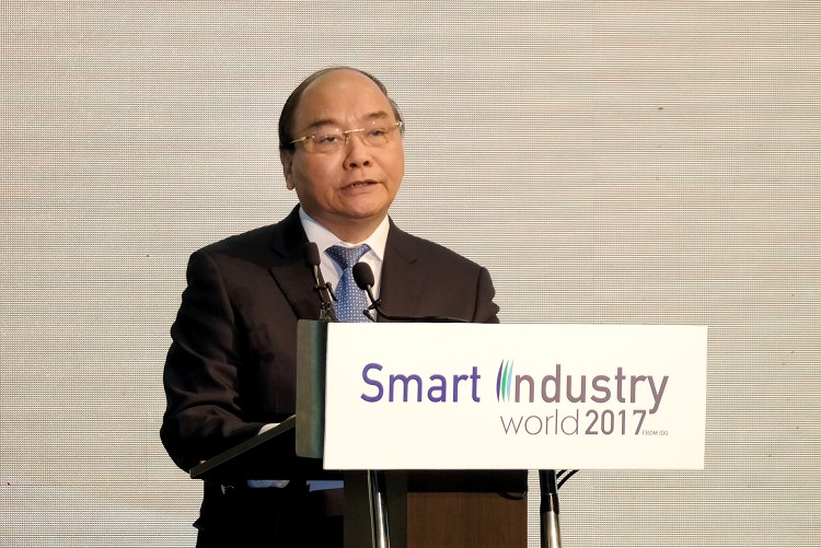 Thủ tướng Nguyễn Xuân Phúc phát biểu tại hội thảo. Ảnh: VGP