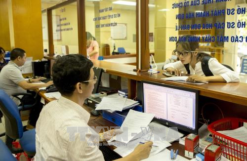 Từ ngày 11/12/2017 đến 10/3/2018, Tổng cục Thuế triển khai mở rộng hệ thống Dịch vụ Thuế điện tử cho doanh nghiệp tại Bắc Ninh, Phú Thọ. Ảnh minh họa: TTXVN