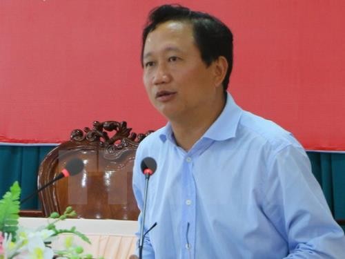 Tại cuộc họp báo, Bộ Nội vụ tiếp tục trả lời về các vấn đề liên quan đến vụ thất lạc hồ sơ của Trịnh Xuân Thanh. Ảnh: TTXVN