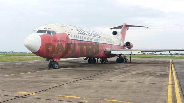 Chiếc Boeing 727 - 200 bị "bỏ rơi" ở sân bay Nội Bài 10 năm nay
