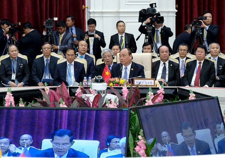 Hội nghị Cấp cao Hợp tác Mekong-Lan Thương lần thứ 2. Ảnh: VGP
