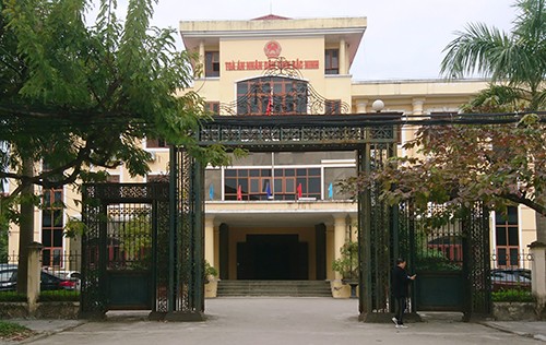 Tòa án nhân dân tỉnh Bắc Ninh nơi diễn ra phiên phân xử.