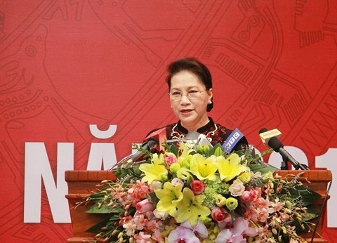 Chủ tịch Quốc hội phát biểu tại Hội nghị triển khai nhiệm vụ năm 2018 của Kiểm toán Nhà nước.