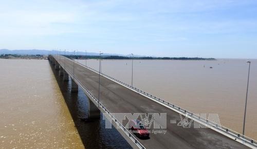 Cầu vượt biển Tân Vũ - Lạch Huyện. Ảnh: TTXVN