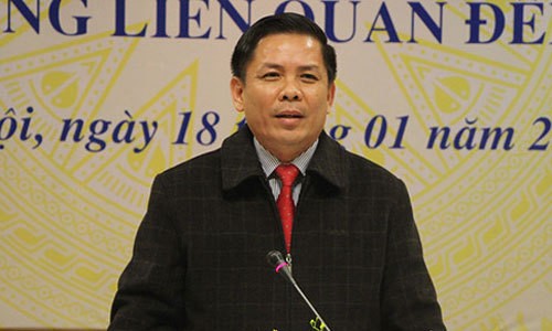 Bộ trưởng Giao thông Vận tải  Nguyễn Văn Thể.
