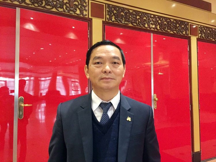 Ông Lê Viết Hải, Chủ tịch HĐQT, Tổng Giám đốc Công ty CP Tập đoàn Xây dựng Hòa Bình.