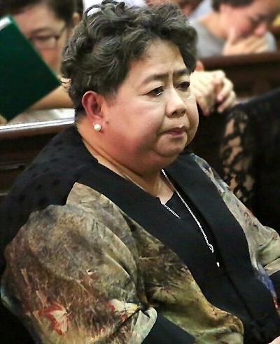 Trong phiên xử ông Danh và đồng phạm giai đoạn 1 năm 2015, bà Phấn được triệu tập đến tòa. Ảnh: CTV.