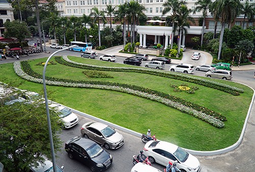 Công viên tại công trường Lam Sơn trước đây là bãi xe "khủng". 