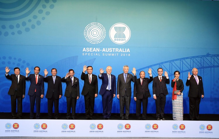 Trưởng đoàn các nước dự Hội nghị Cấp cao đặc biệt ASEAN-Australia.
