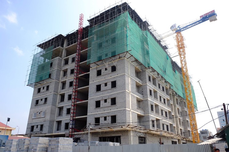 Các dự án căn hộ vẫn chiếm chủ yếu trong giao dịch BĐS quý I/2018. Ảnh VGP