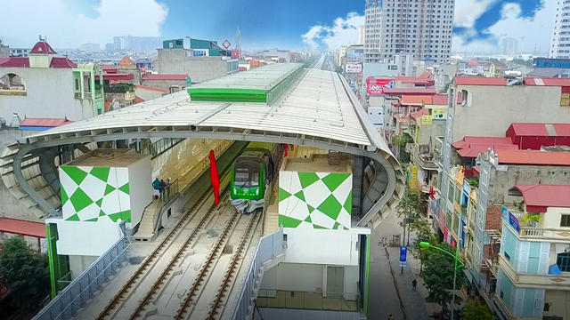 Tuyến đường sắt đô thị Cát Linh - Hà Đông sắp đưa vào khai thác thương mại