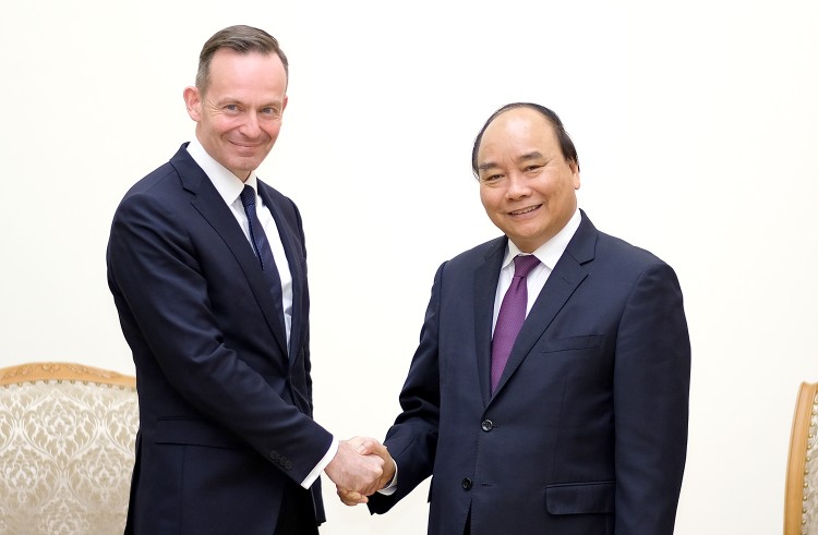 Thủ tướng Nguyễn Xuân Phúc tiếp ông Volker Wissing. Ảnh: VGP
