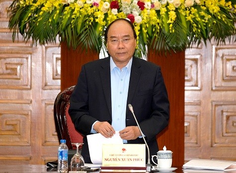 Thủ tướng Nguyễn Xuân Phúc phát biểu tại buổi làm việc - Ảnh: VGP/