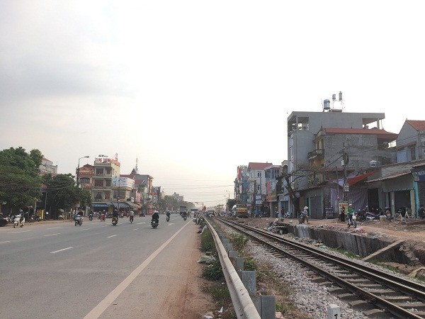 Tuyến đường thị trấn Vôi, huyện Lạng Giang. Ảnh Internet