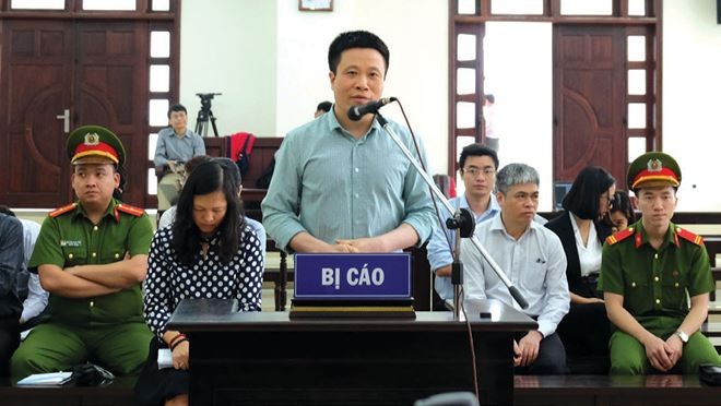 Bị cáo Hà Văn Thắm tại phiên xét xử phúc thẩm