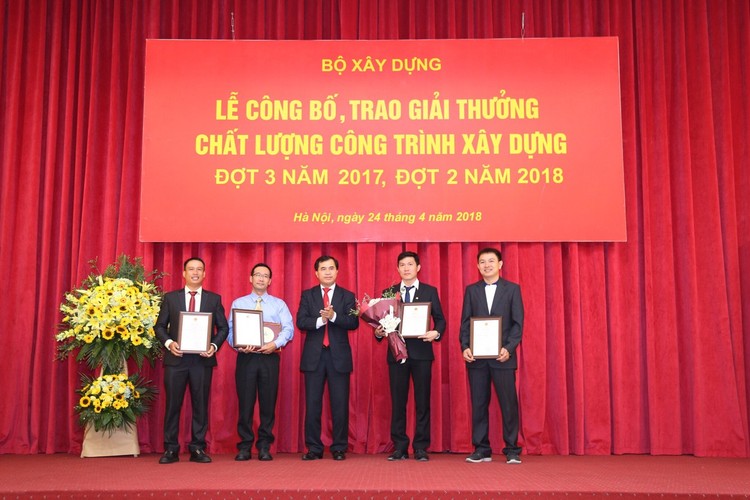 5 công trình của nhà thầu Hòa Bình nhận Giải thưởng Công trình xây dựng chất lượng cao