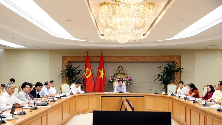 Phó Thủ tướng Phạm Bình Minh chủ trì cuộc họp. Ảnh: VGP