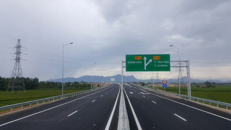 Dự án Xây dựng đường cao tốc Đà Nẵng - Quảng Ngãi. Ảnh Internet