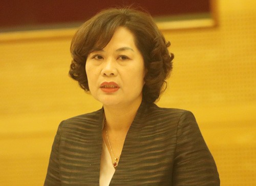 Phó thống đốc Ngân hàng Nhà nước Nguyễn Thị Hồng. 
