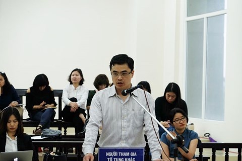 Ông Trần Thanh Quang có mặt tại phiên tòa phúc thẩm từ 3/5