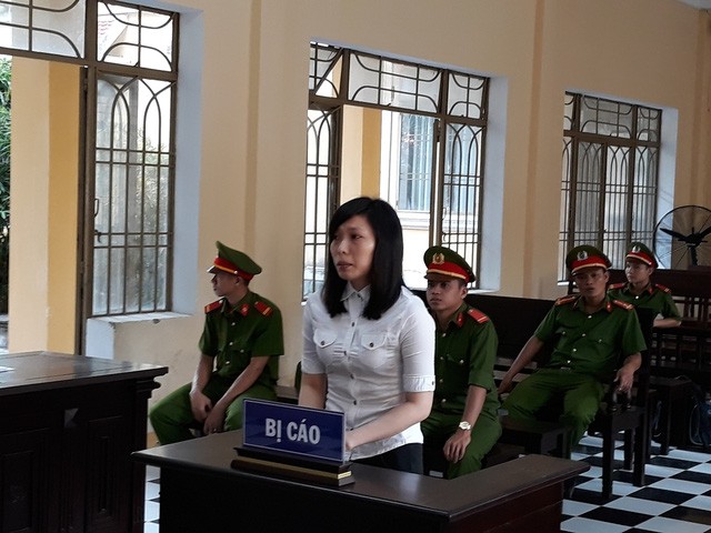 Bị cáo Xuân tại phiên tòa