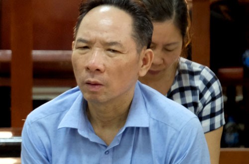 Bị cáo Phan Minh Nguyệt tại tòa sơ thẩm.