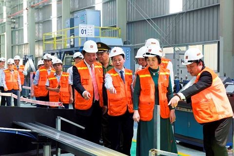 Nhà máy VLXD Hoa Sen Yên Bái có công suất giai đoạn 1 là 60.000 tấn/năm. Ảnh Internet