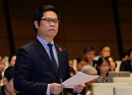Ông Vũ Tiến Lộc - Chủ tịch VCCI, đại biểu Quốc hội tỉnh Thái Bình. Ảnh: Quốc hội.