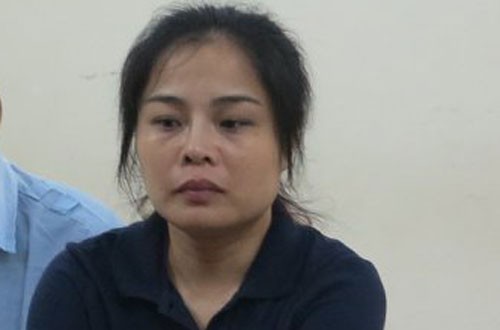 "Siêu lừa" Phạm Thanh Nga tại phiên tòa sơ thẩm.