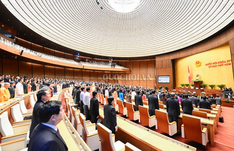 Toàn cảnh Phiên bế mạc Kỳ họp thứ 5, Quốc hội khóa XIV. Ảnh: Quochoi.vn 