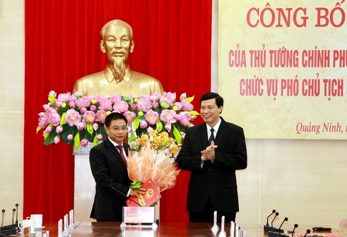 Trao quyết định bổ nhiệm Phó Chủ tịch UBND tỉnh Quảng Ninh