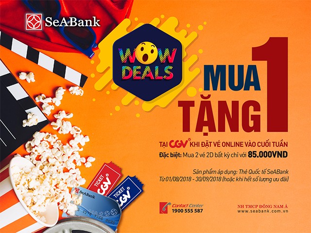  “Wow Deals! Mua sắm bất tận”  cùng SeABank